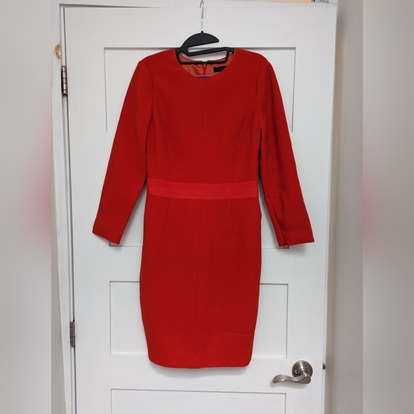 J.Crew Double-faced Wool Crepe Dress - Picture 9 of 10
